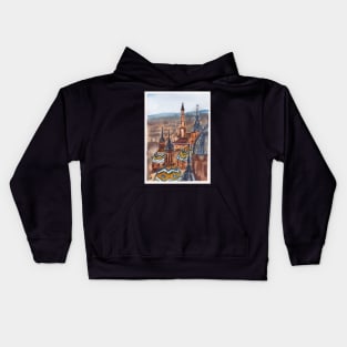 Zaragoza rooftops Kids Hoodie